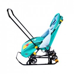 Санки коляска Disney Baby 1 Винни изумруд